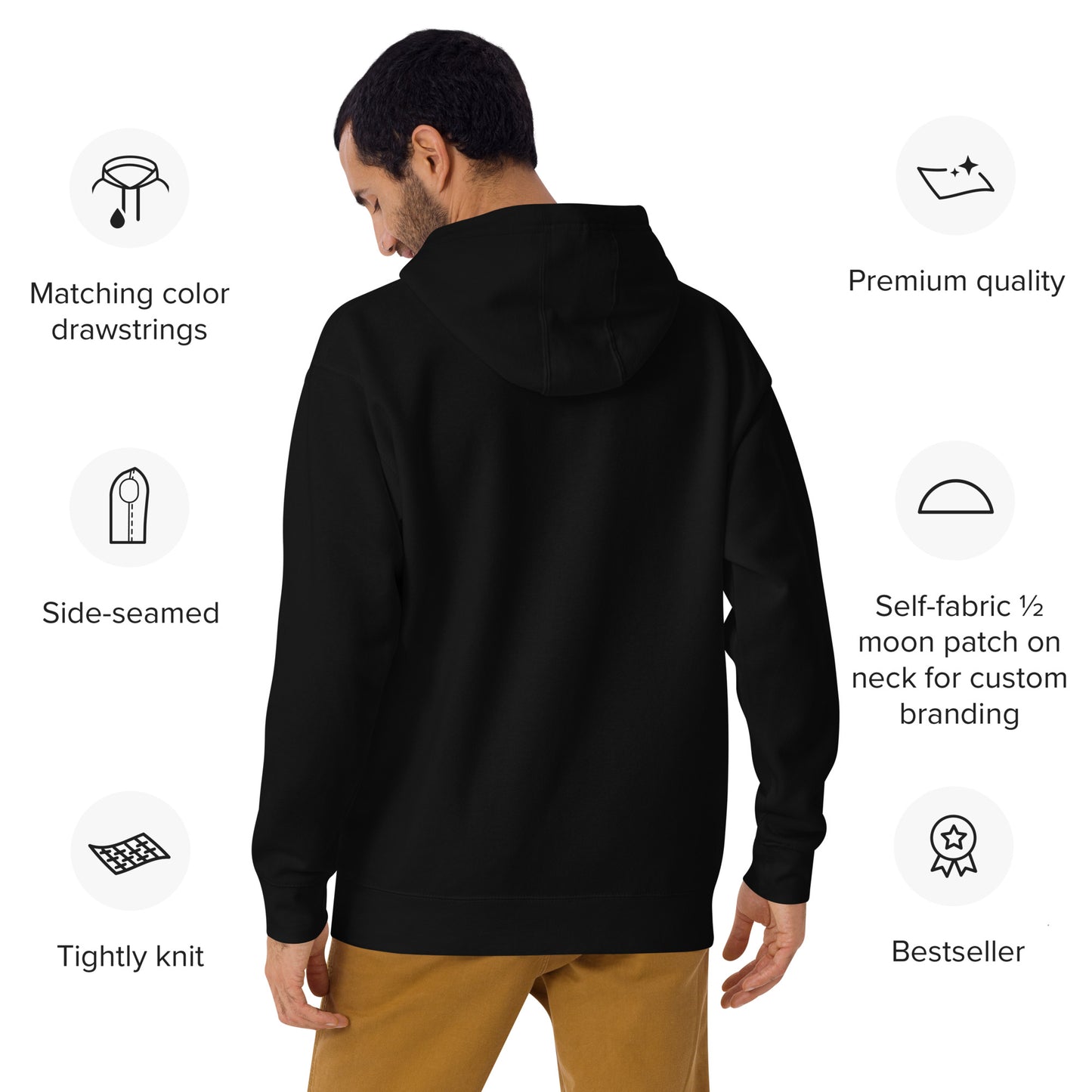 Premium Embroidered Coptic Cross - Unisex Hoodie