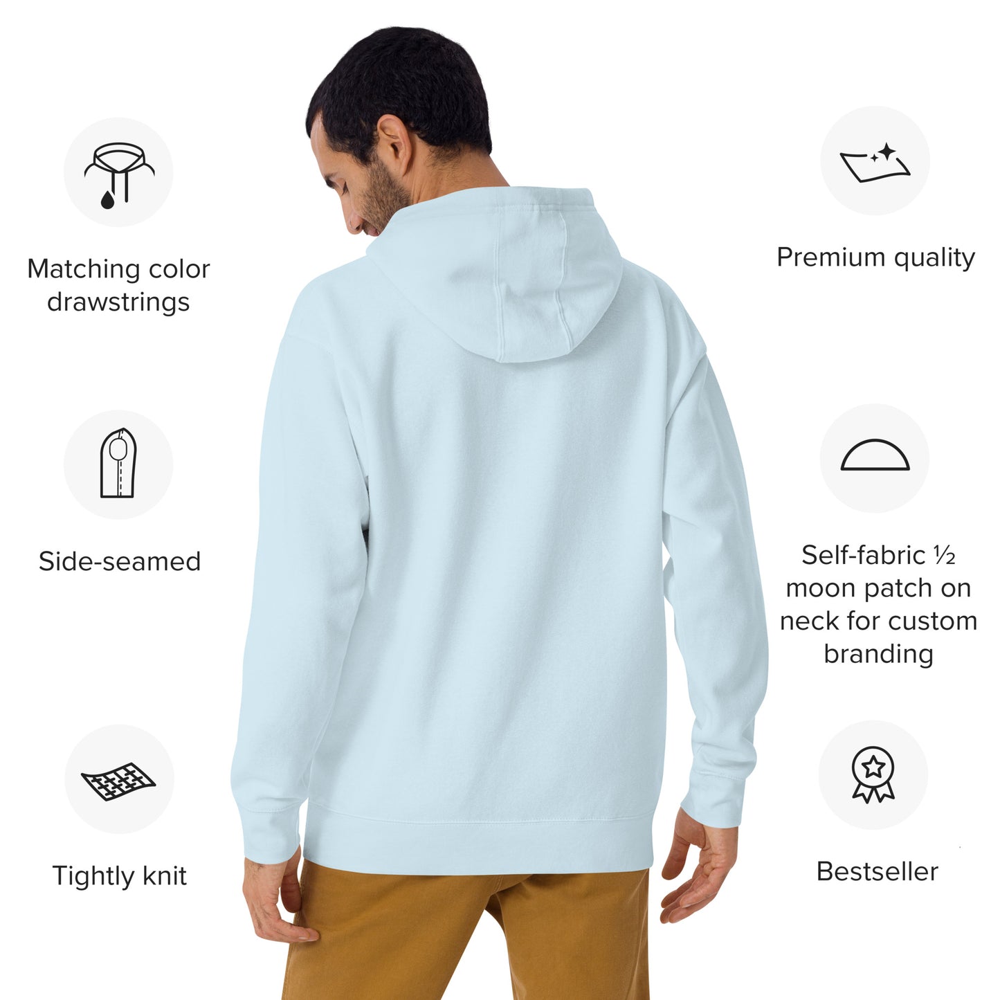 Premium Embroidered Coptic Cross - Unisex Hoodie