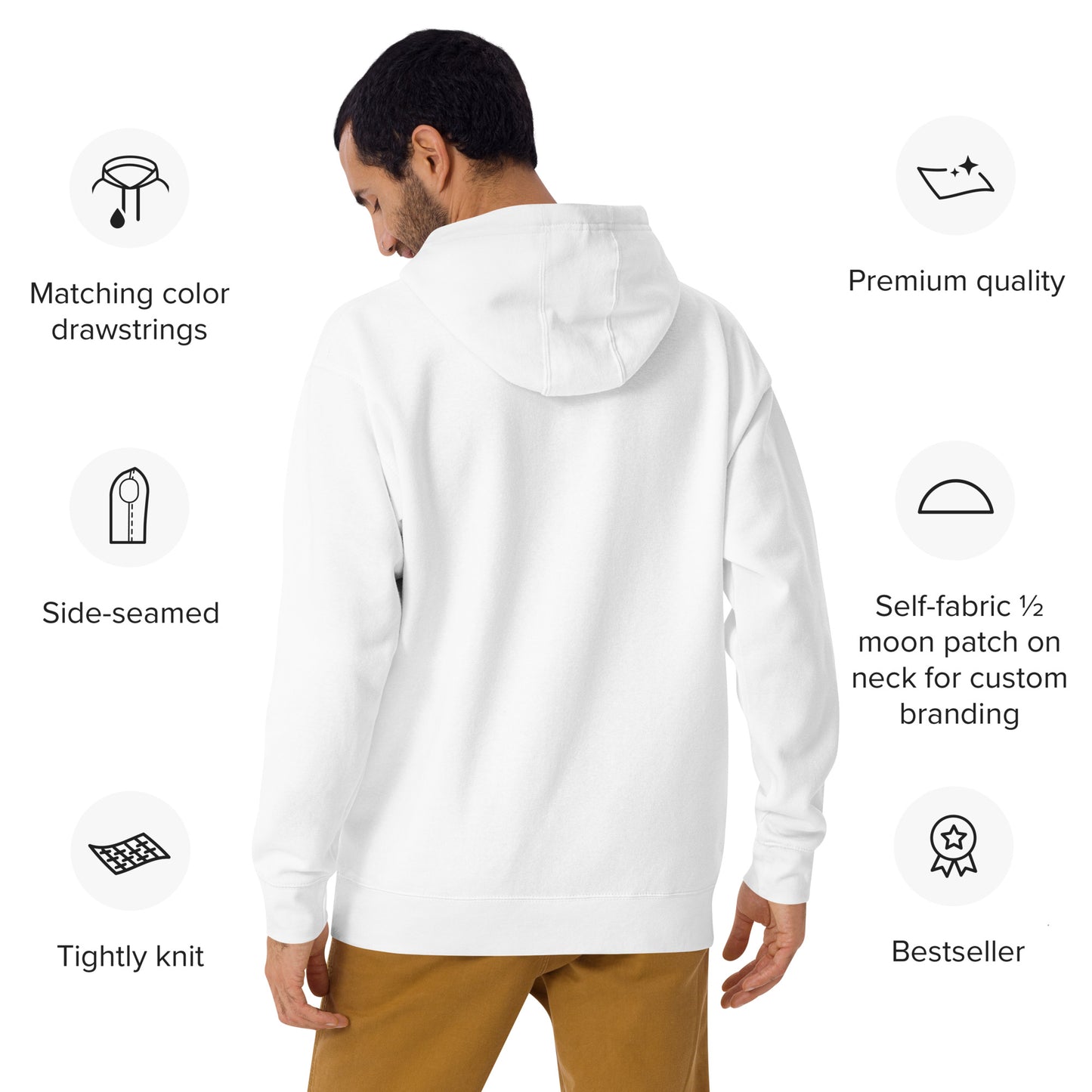 Premium Embroidered Coptic Cross - Unisex Hoodie