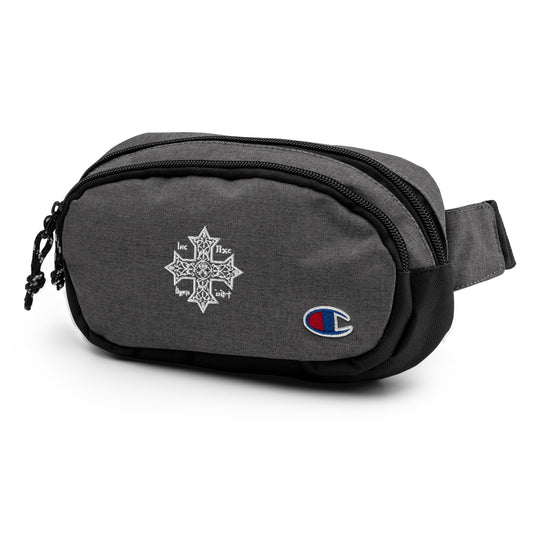 Embroidered Coptic Cross - Champion Fanny Pack