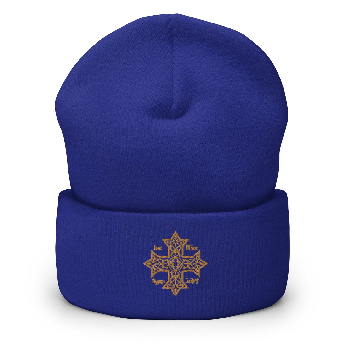 Cuffed Beanie - Coptic Cross