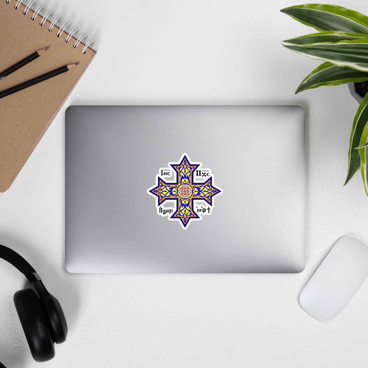 Bubble-free stickers - Coptic Cross 3