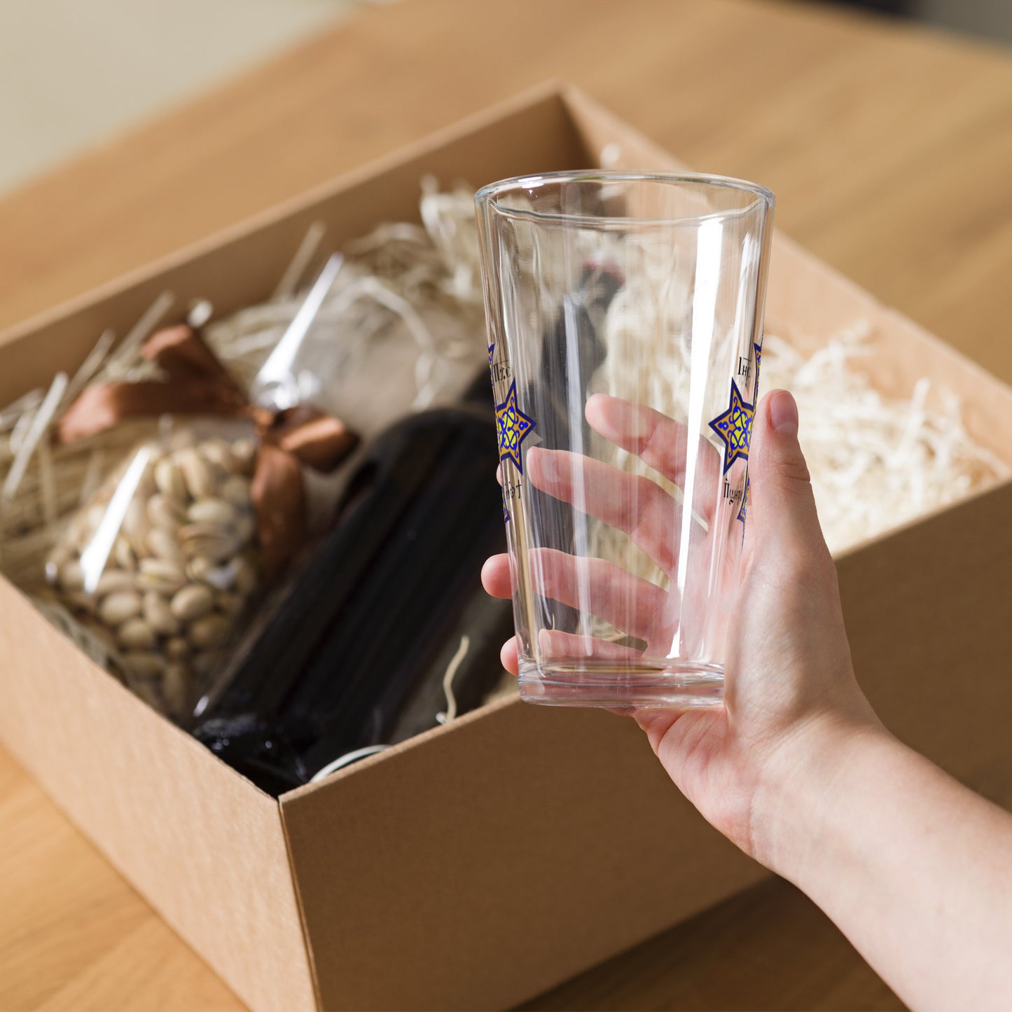 Pint Glass - Coptic Cross