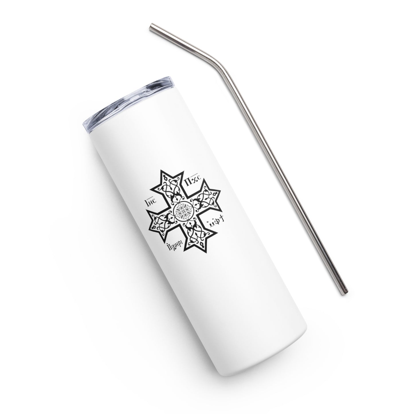 Stainless Steel Tumbler - Coptic Cross