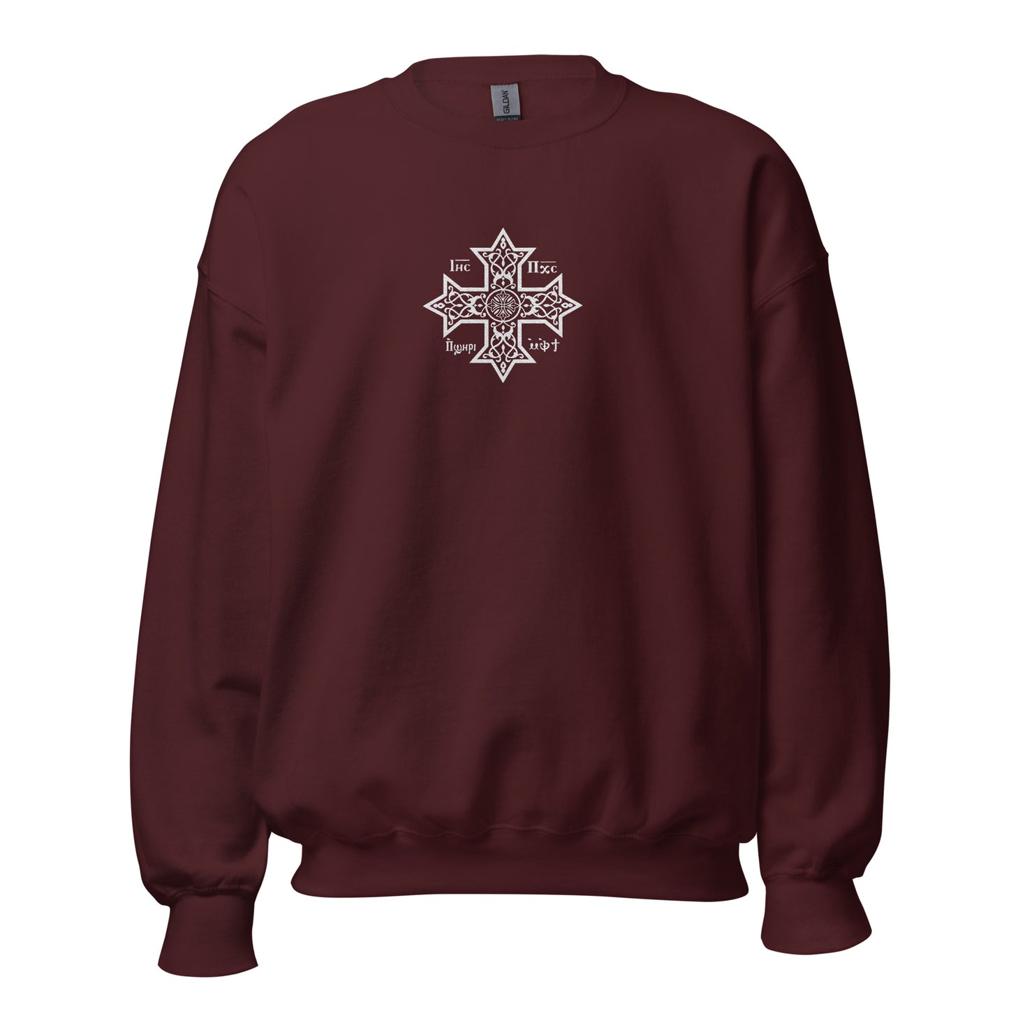 Embroidered Unisex Sweatshirt - Coptic Cross