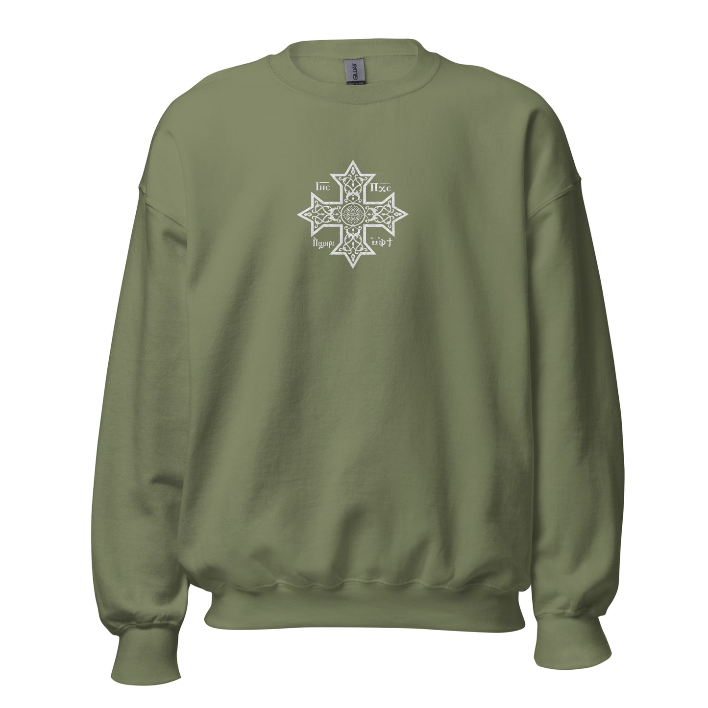 Embroidered Unisex Sweatshirt - Coptic Cross