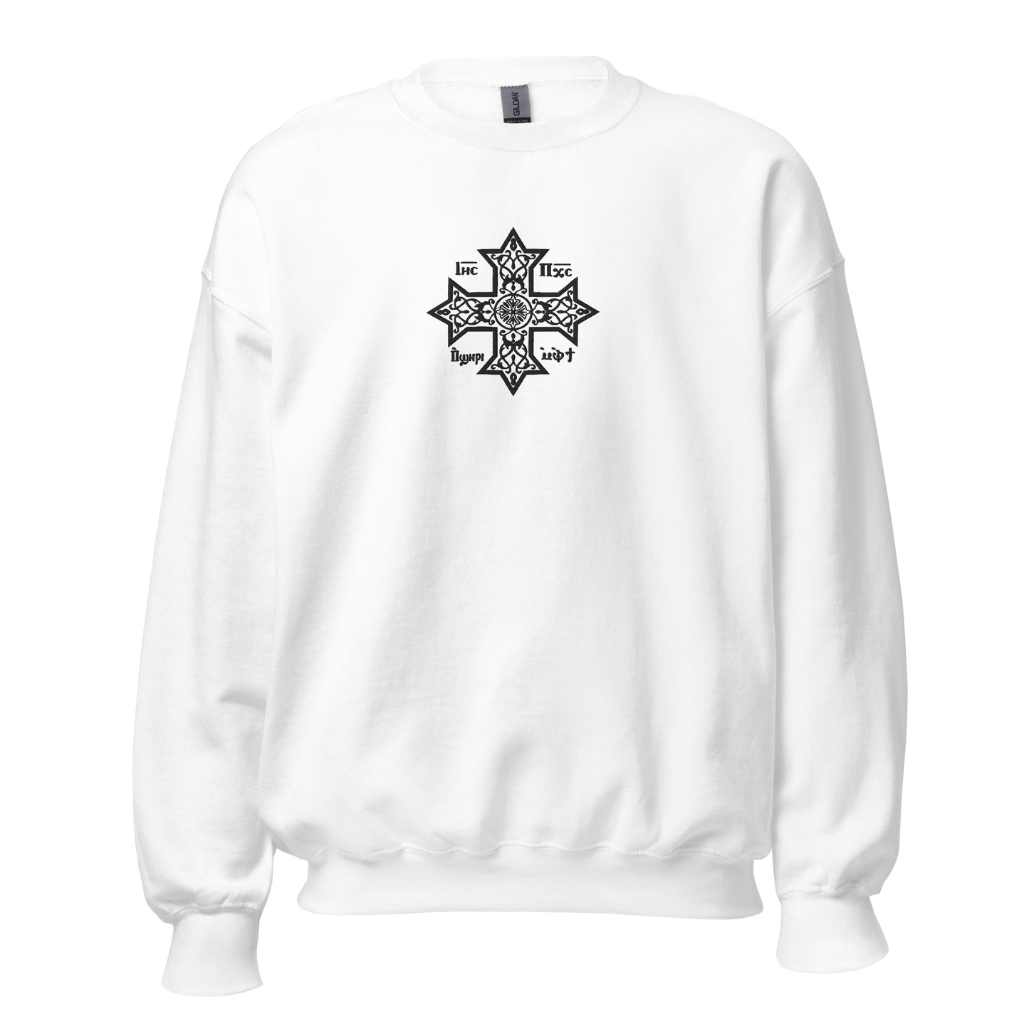 Embroidered Unisex Sweatshirt - Coptic Cross