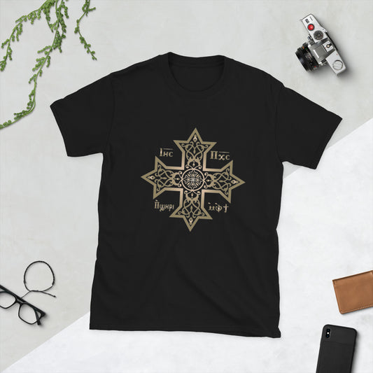 Coptic Cross 1 Short-Sleeve Unisex T-Shirt