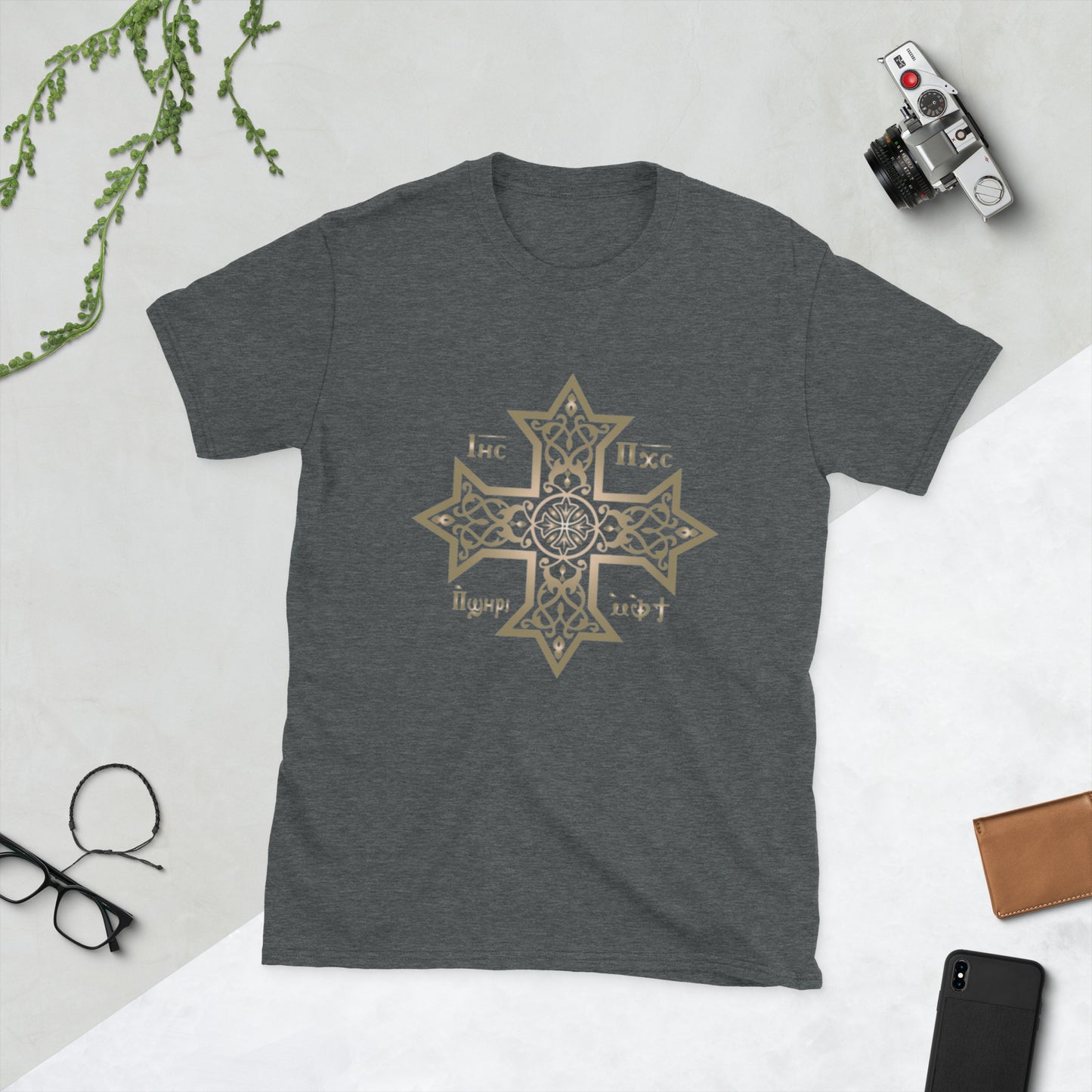 Coptic Cross 1 Short-Sleeve Unisex T-Shirt