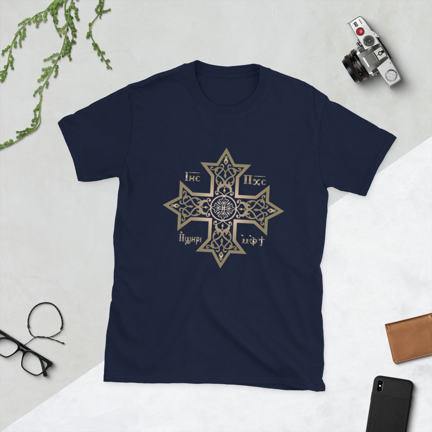 Coptic Cross 1 Short-Sleeve Unisex T-Shirt