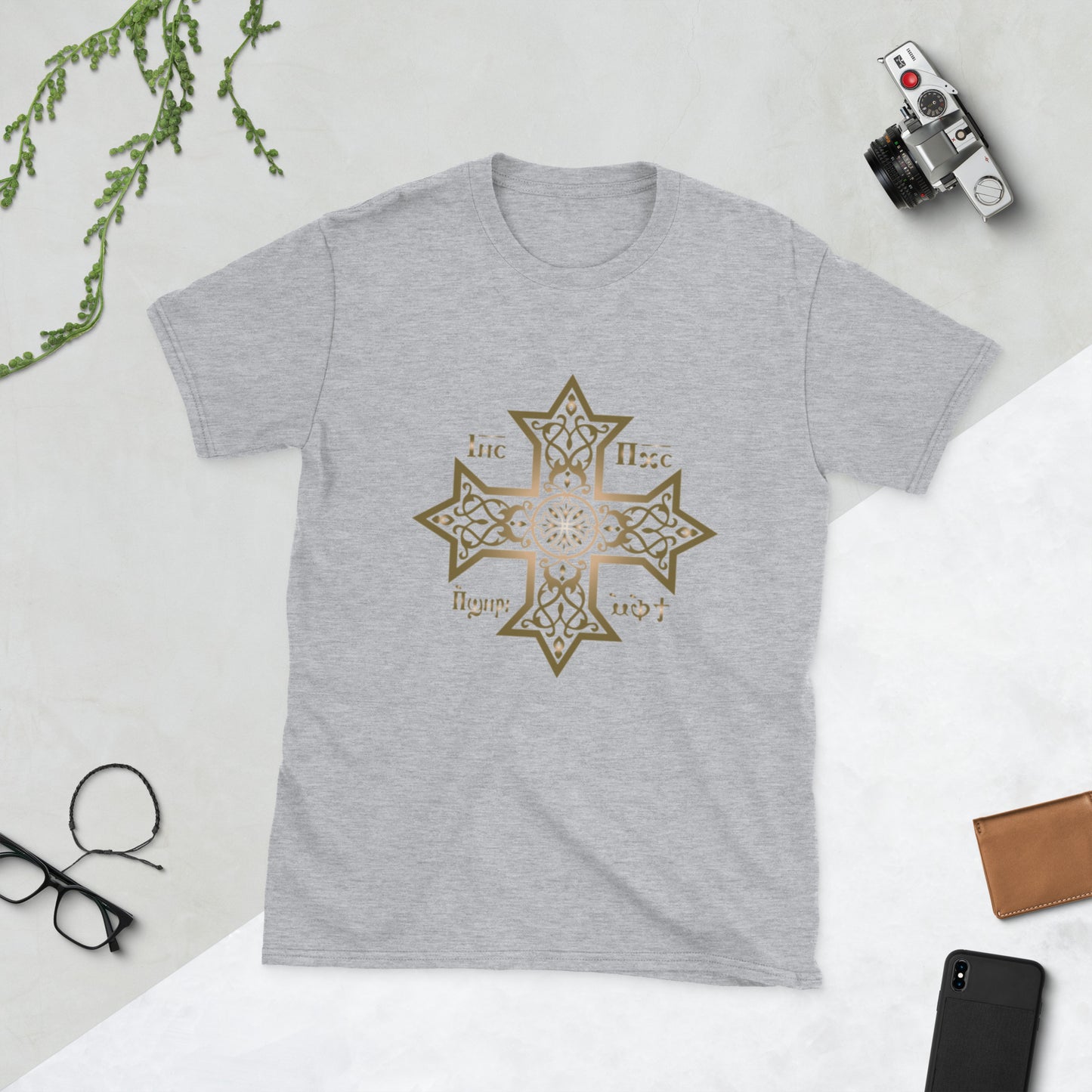 Coptic Cross 1 Short-Sleeve Unisex T-Shirt