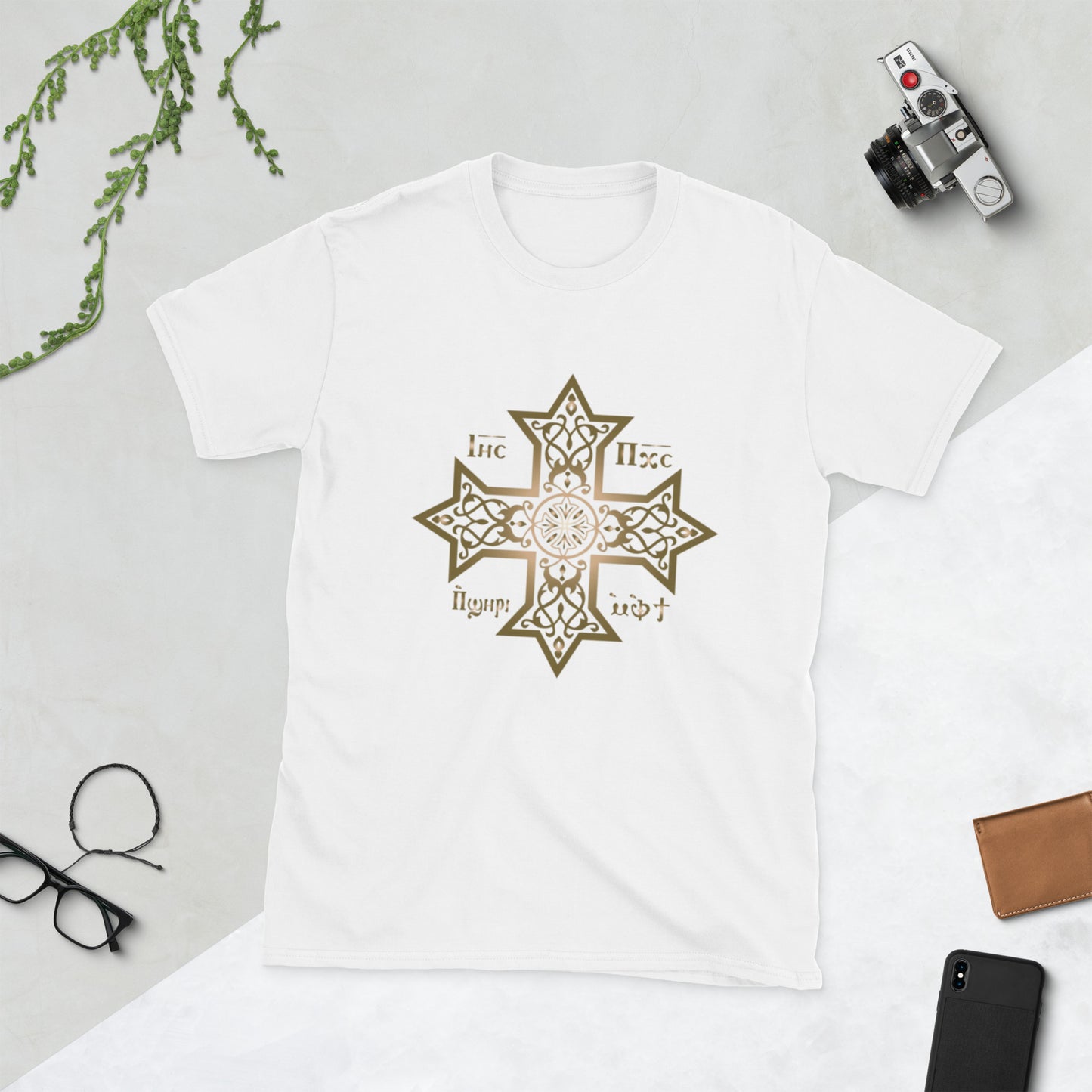 Coptic Cross 1 Short-Sleeve Unisex T-Shirt